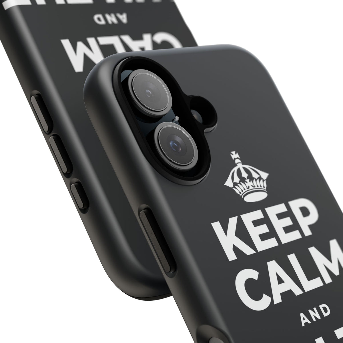 KEEP CALM AND RUN THE CITY Phone Case (Dark)