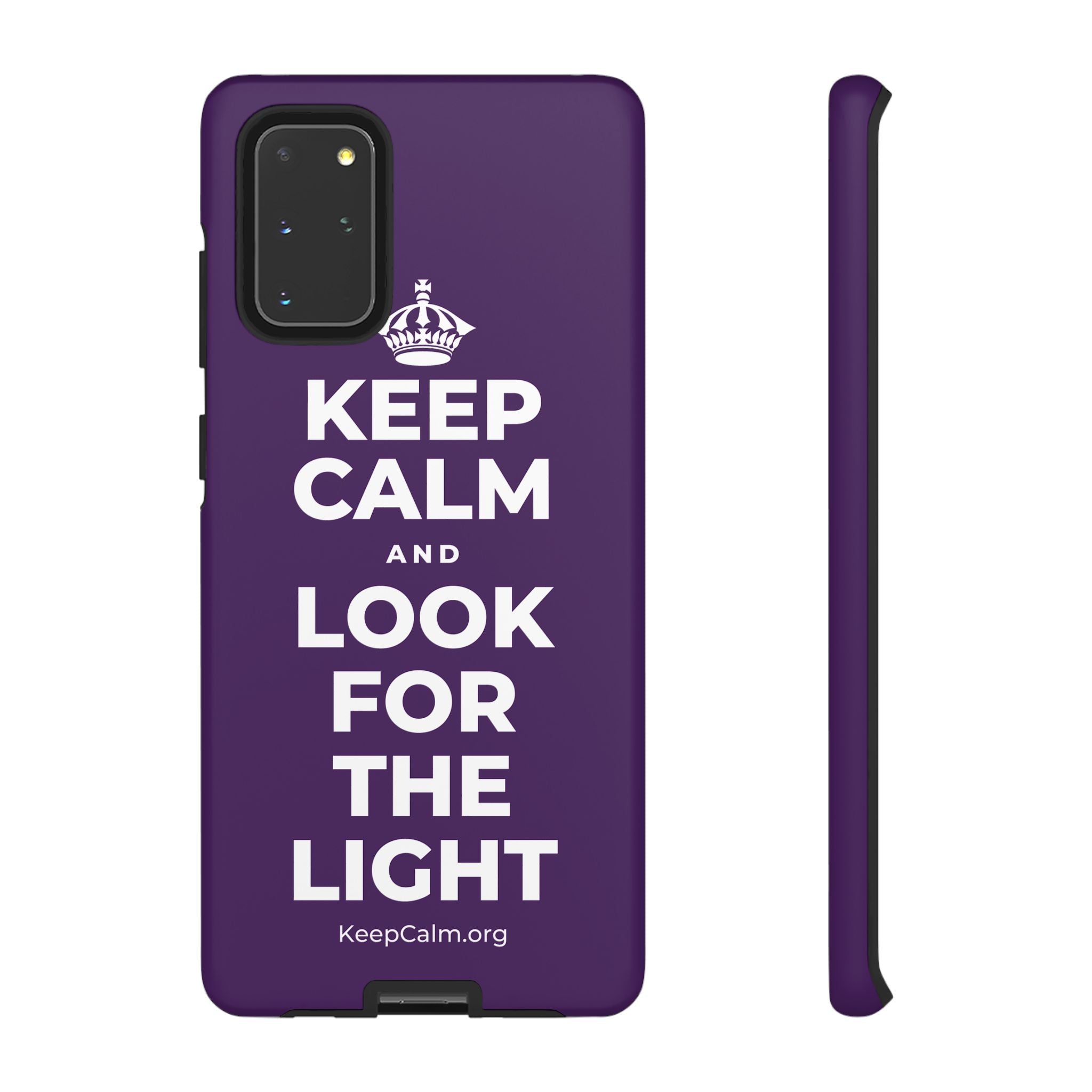 KEEP CALM AND LOOK FOR THE LIGHT Phone Case