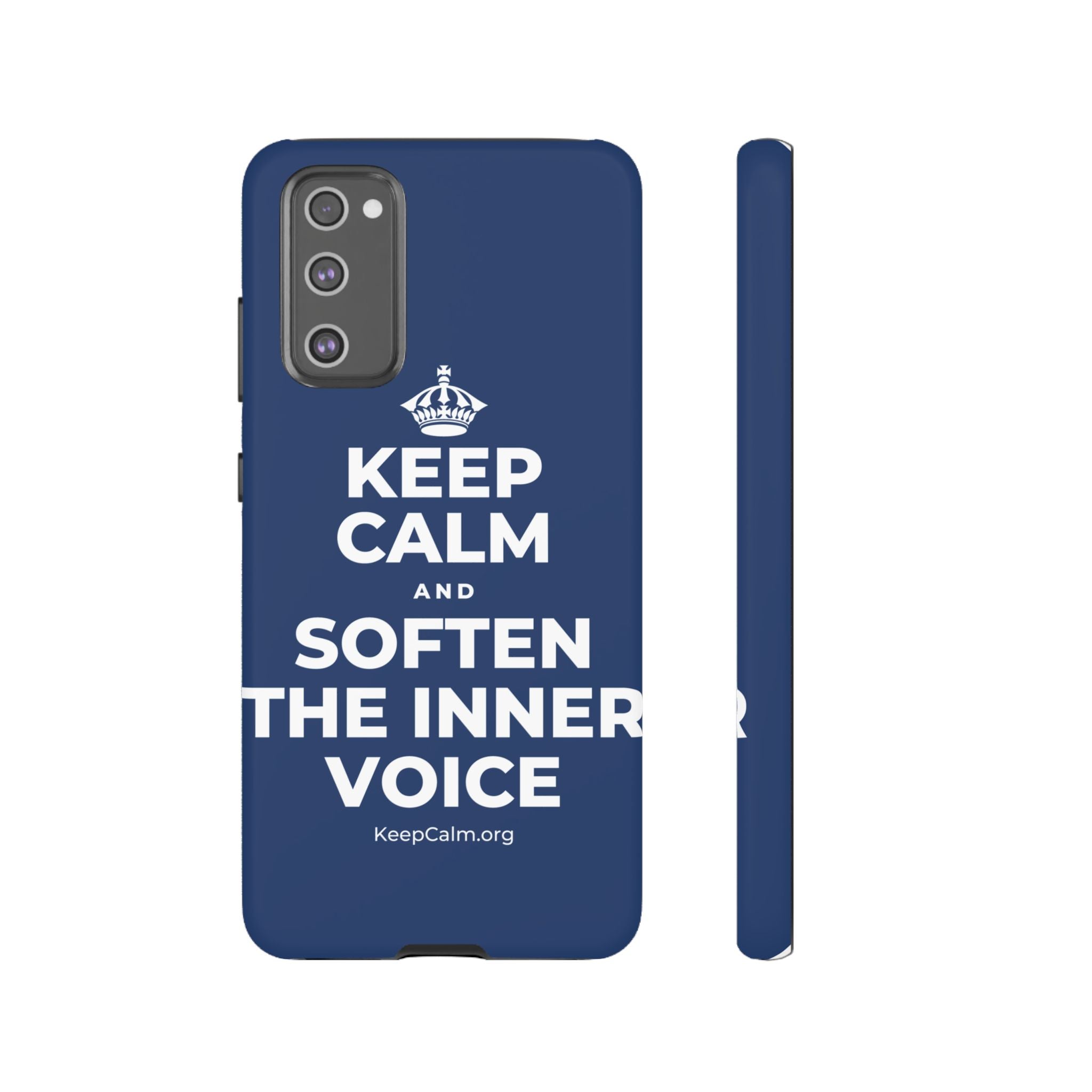 KEEP CALM AND SOFTEN THE INNER VOICE Phone Case