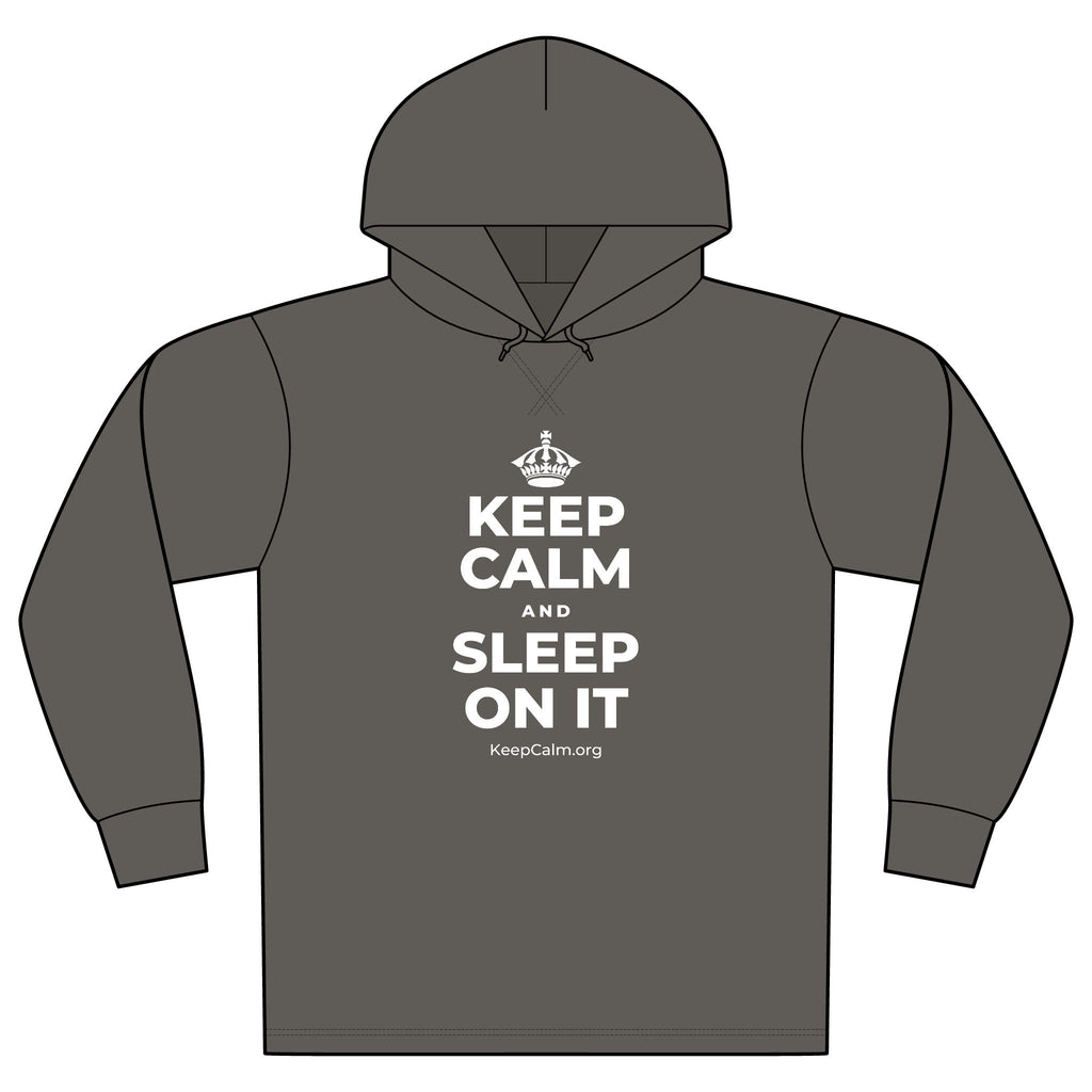 KEEP CALM AND SLEEP ON IT Organic Hoodie Tee