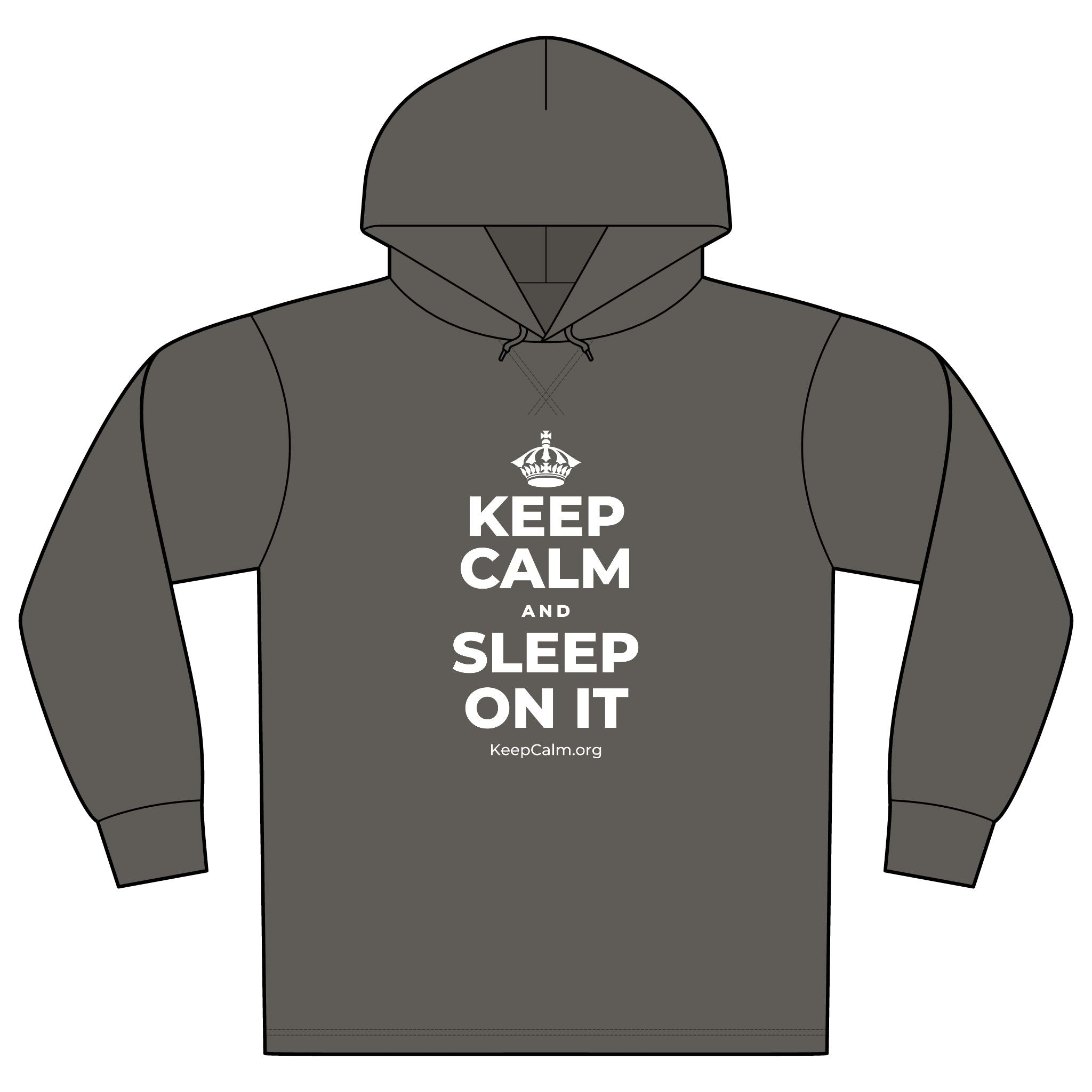 KEEP CALM AND SLEEP ON IT Organic Hoodie Tee