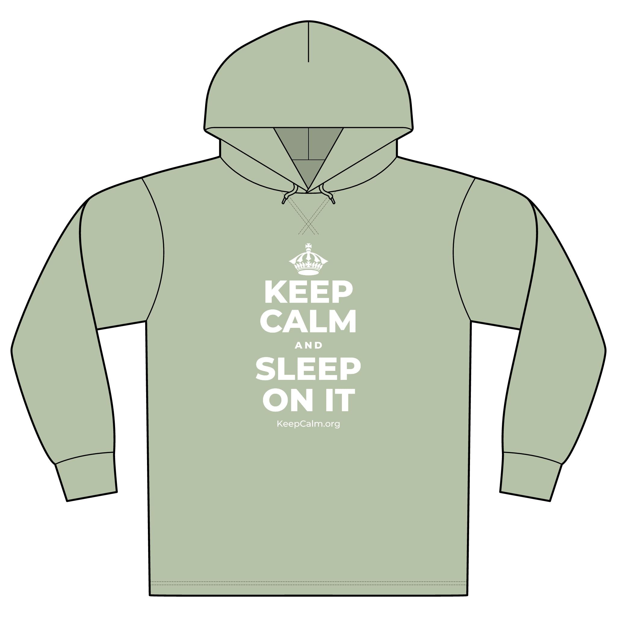 KEEP CALM AND SLEEP ON IT Organic Hoodie Tee