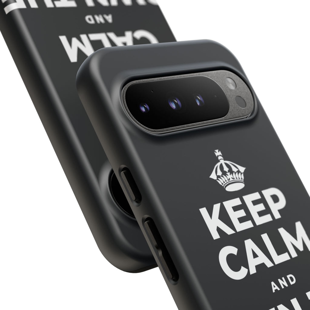 KEEP CALM AND OWN THE NIGHT Phone Case (Dark)