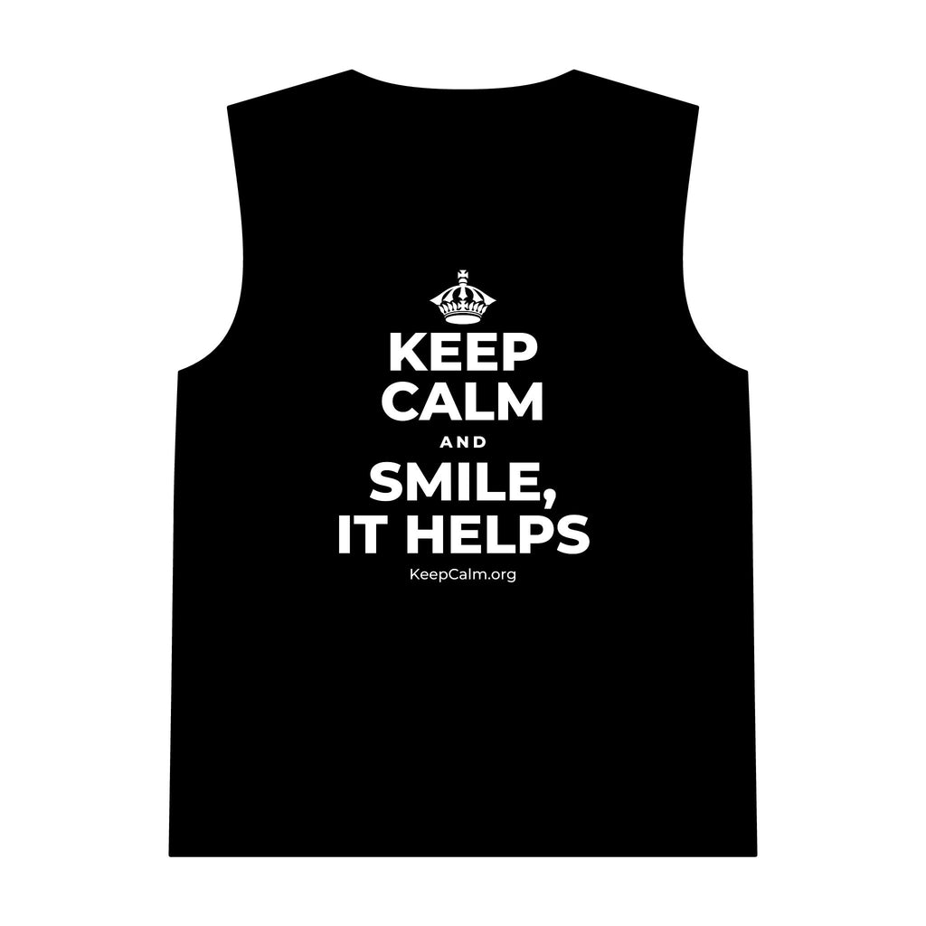 KEEP CALM AND SMILE, IT HELPS Tank Top