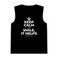 KEEP CALM AND SMILE, IT HELPS Tank Top