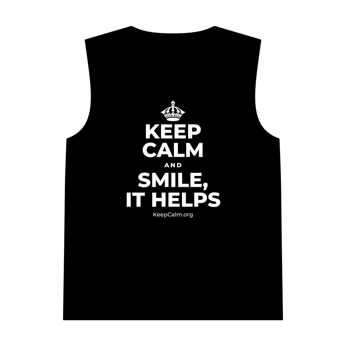 KEEP CALM AND SMILE, IT HELPS Tank Top