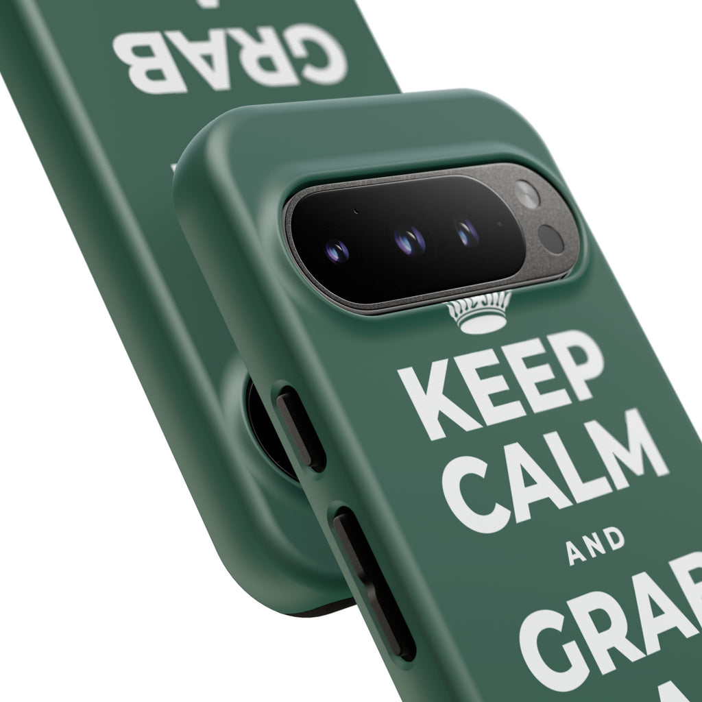 KEEP CALM AND GRAB A WARM DRINK Phone Case