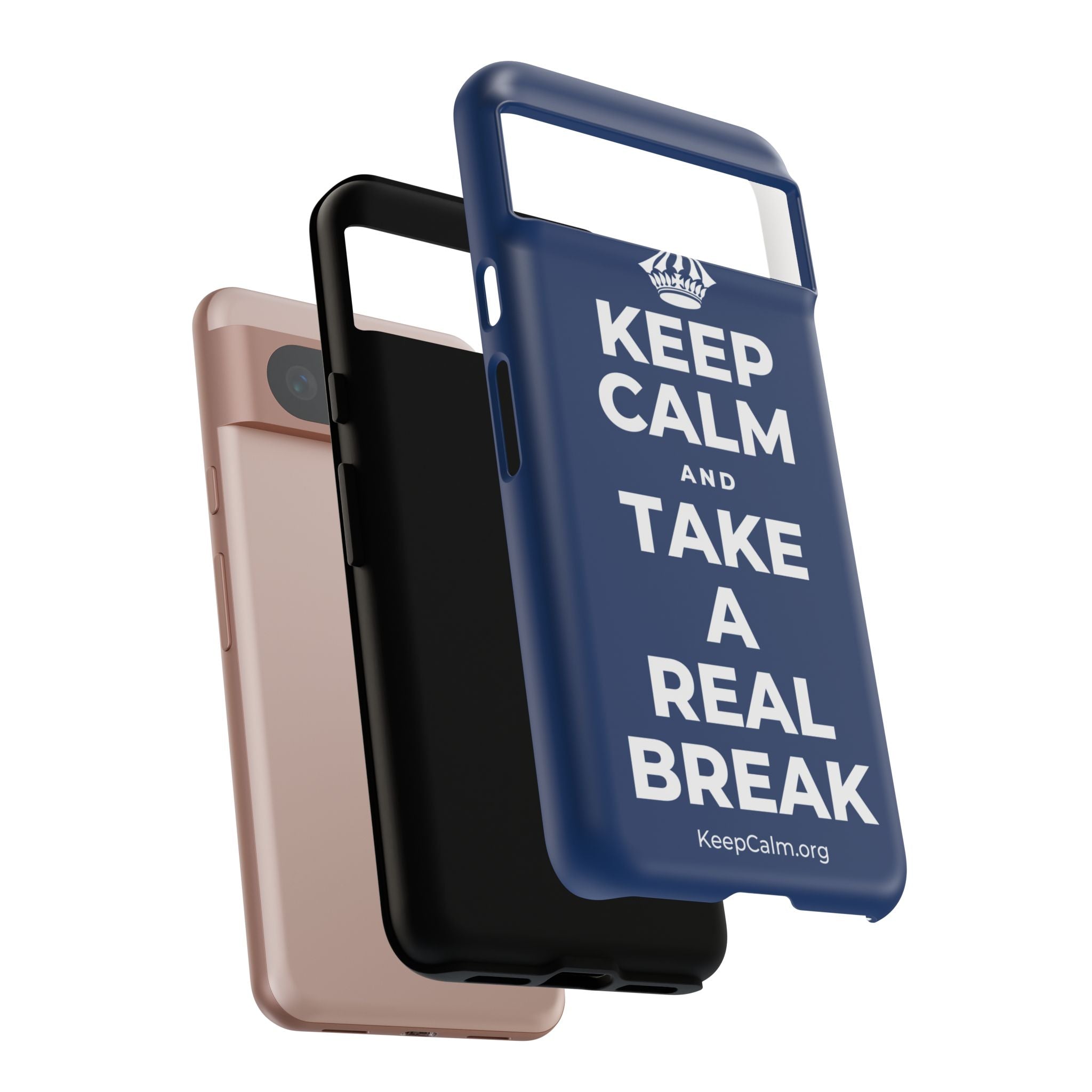 KEEP CALM AND TAKE A REAL BREAK Phone Case