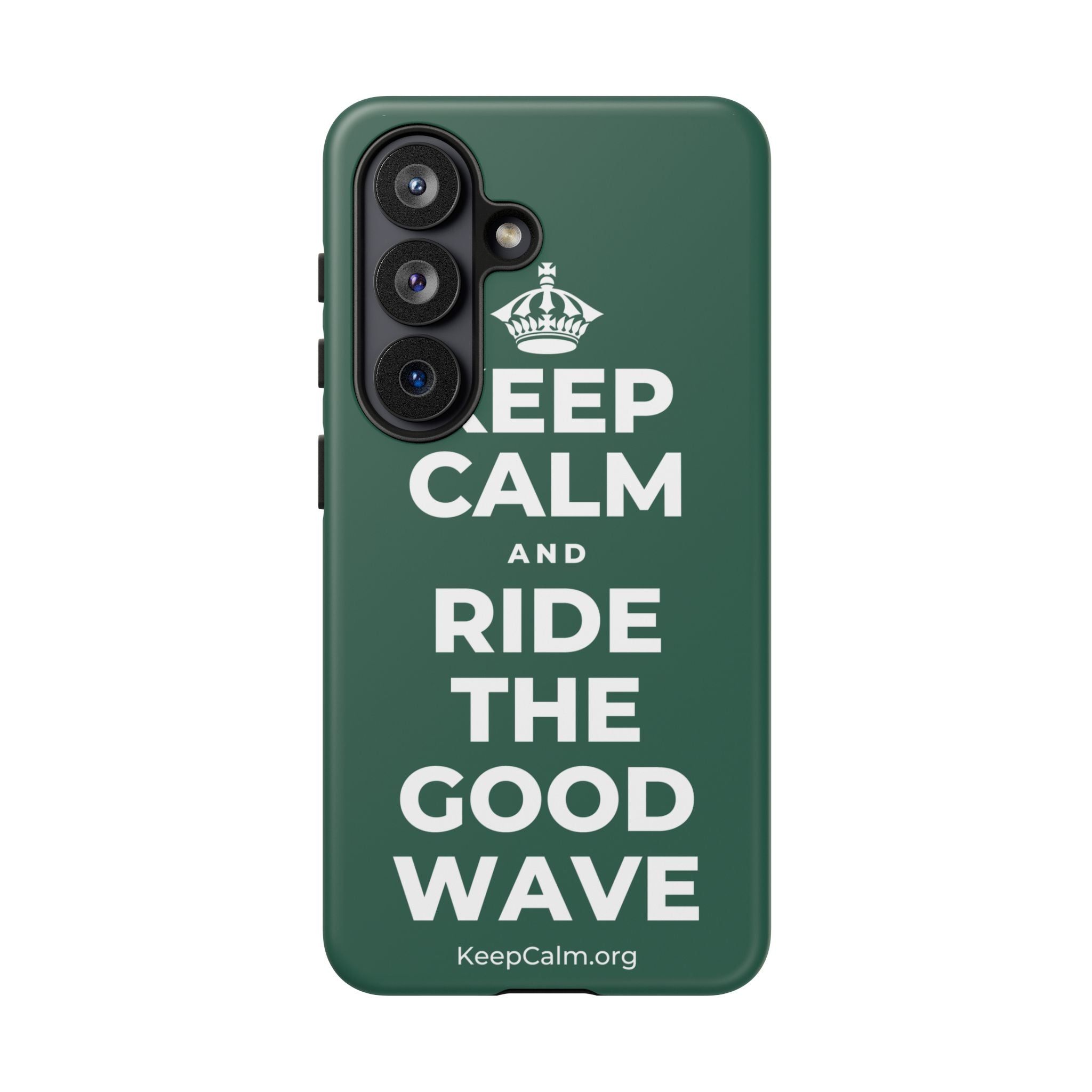 KEEP CALM AND RIDE THE GOOD WAVE Phone Case