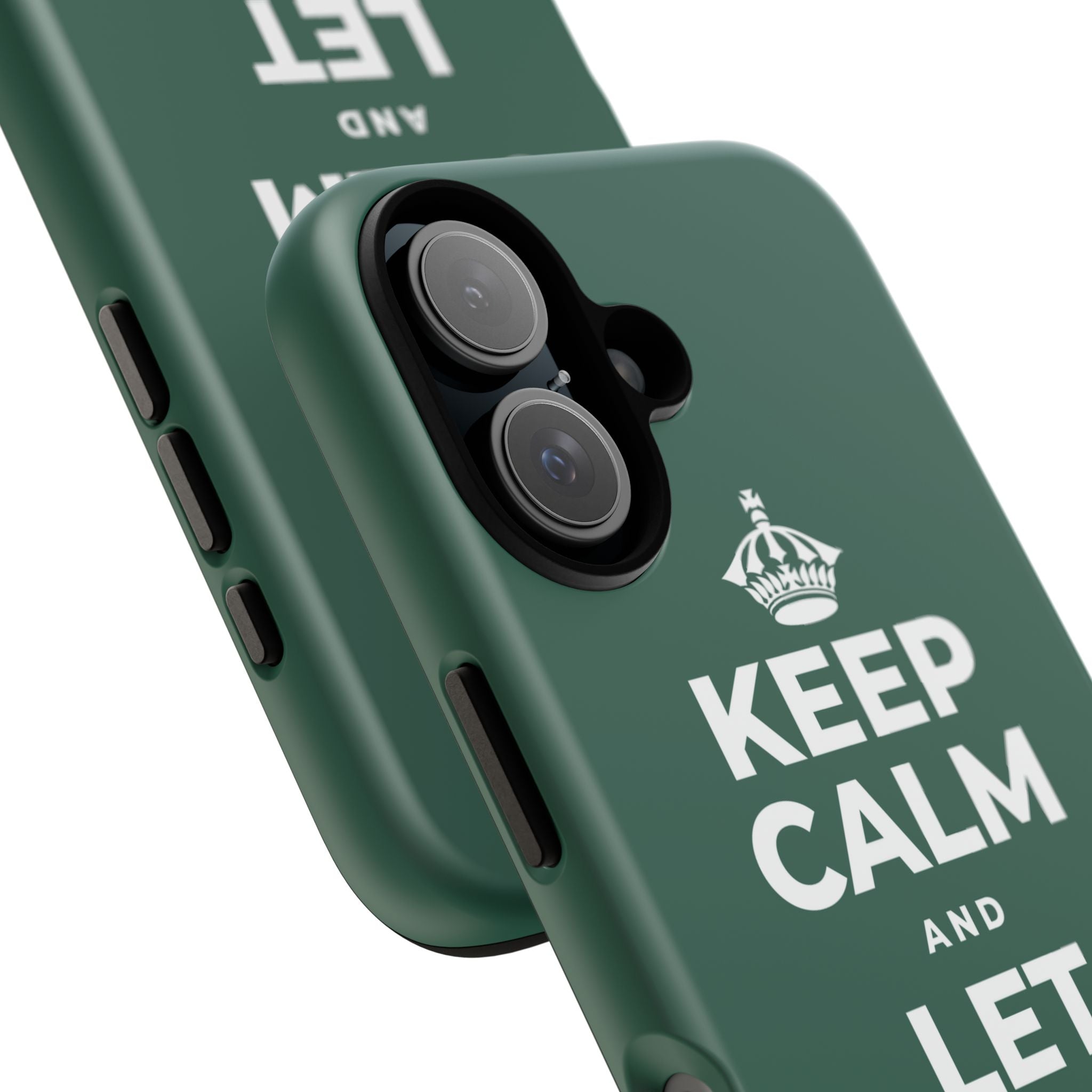 KEEP CALM AND LET YOURSELF ENJOY IT Phone Case