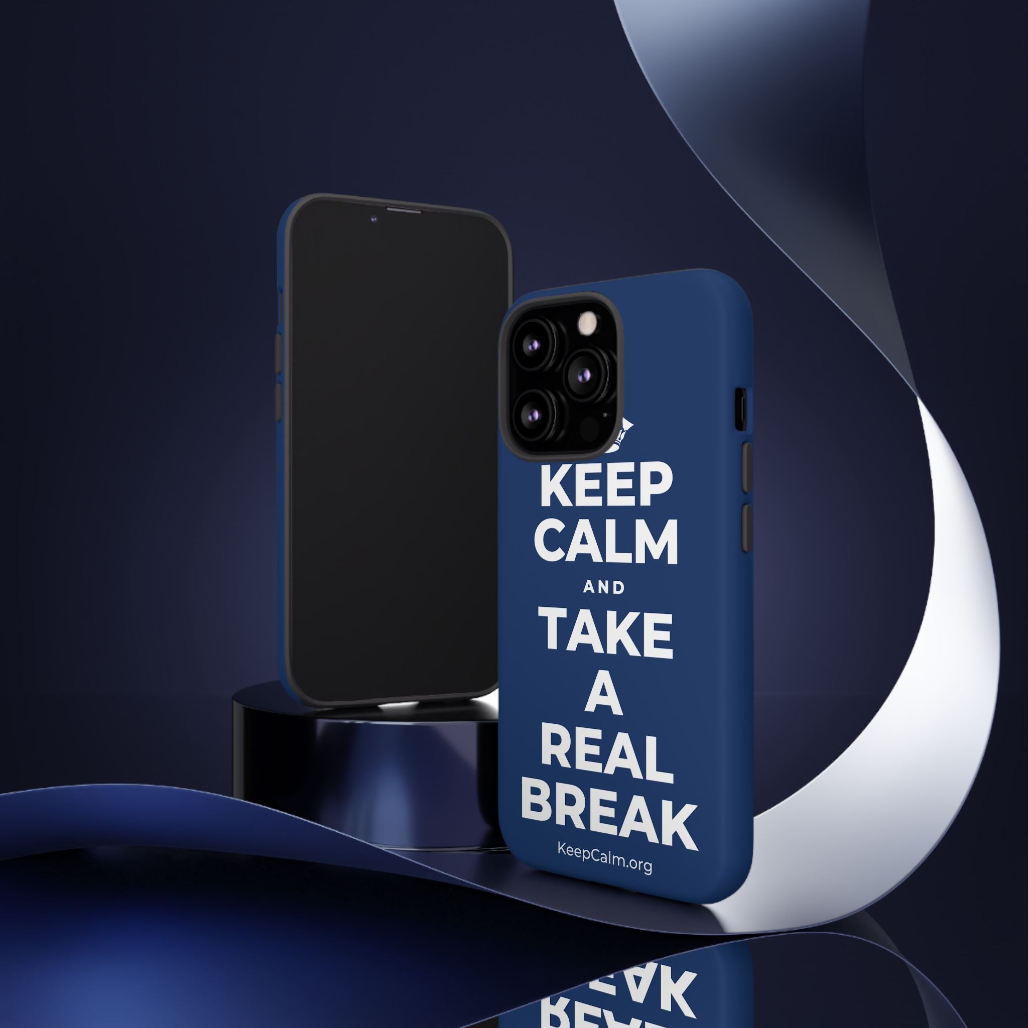 KEEP CALM AND TAKE A REAL BREAK Phone Case