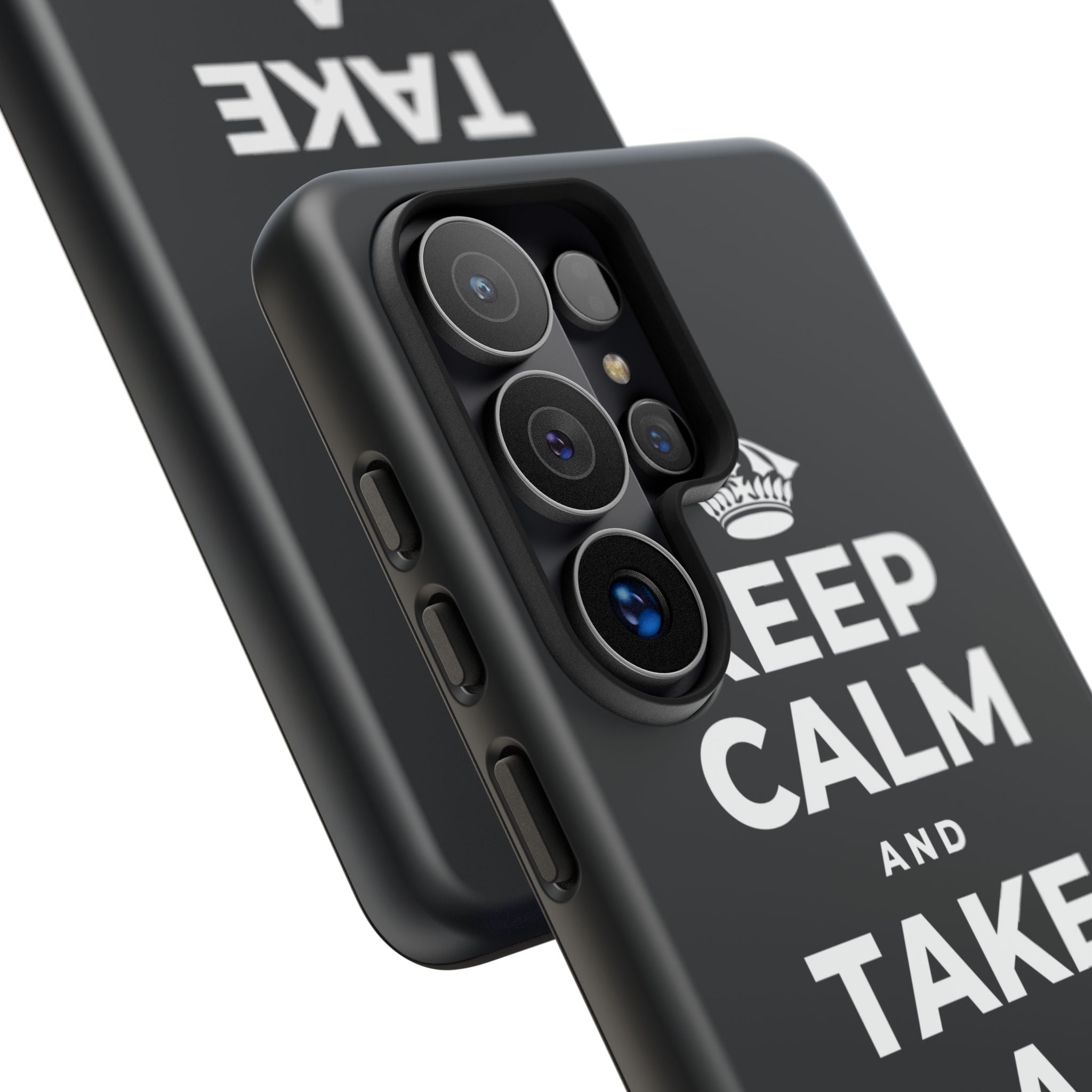 KEEP CALM AND TAKE A REAL BREAK Phone Case (Dark)