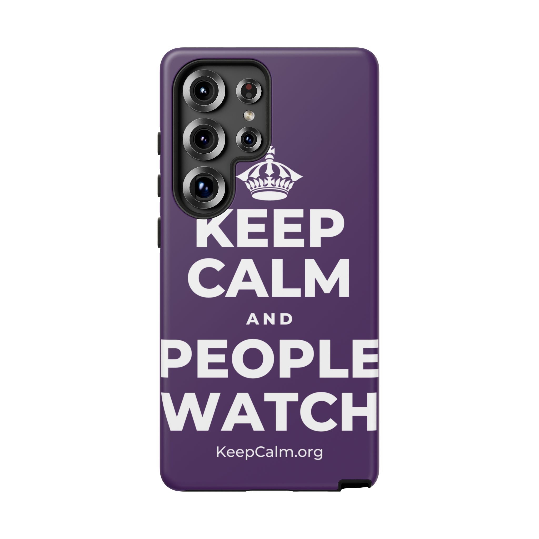 KEEP CALM AND PEOPLE WATCH Phone Case