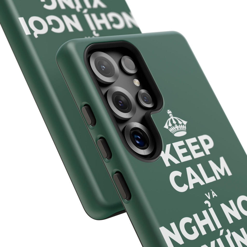 KEEP CALM VÀ NGHỈ NGƠI XỨNG ĐÁNG CỦA BẠN Phone Case