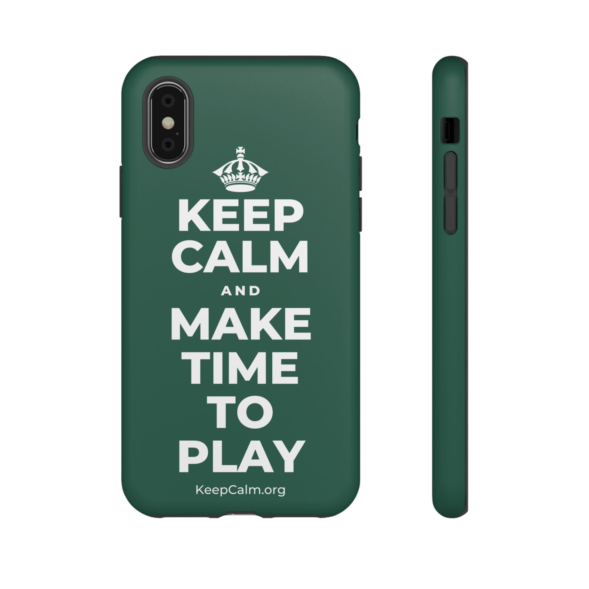 KEEP CALM AND MAKE TIME TO PLAY Phone Case