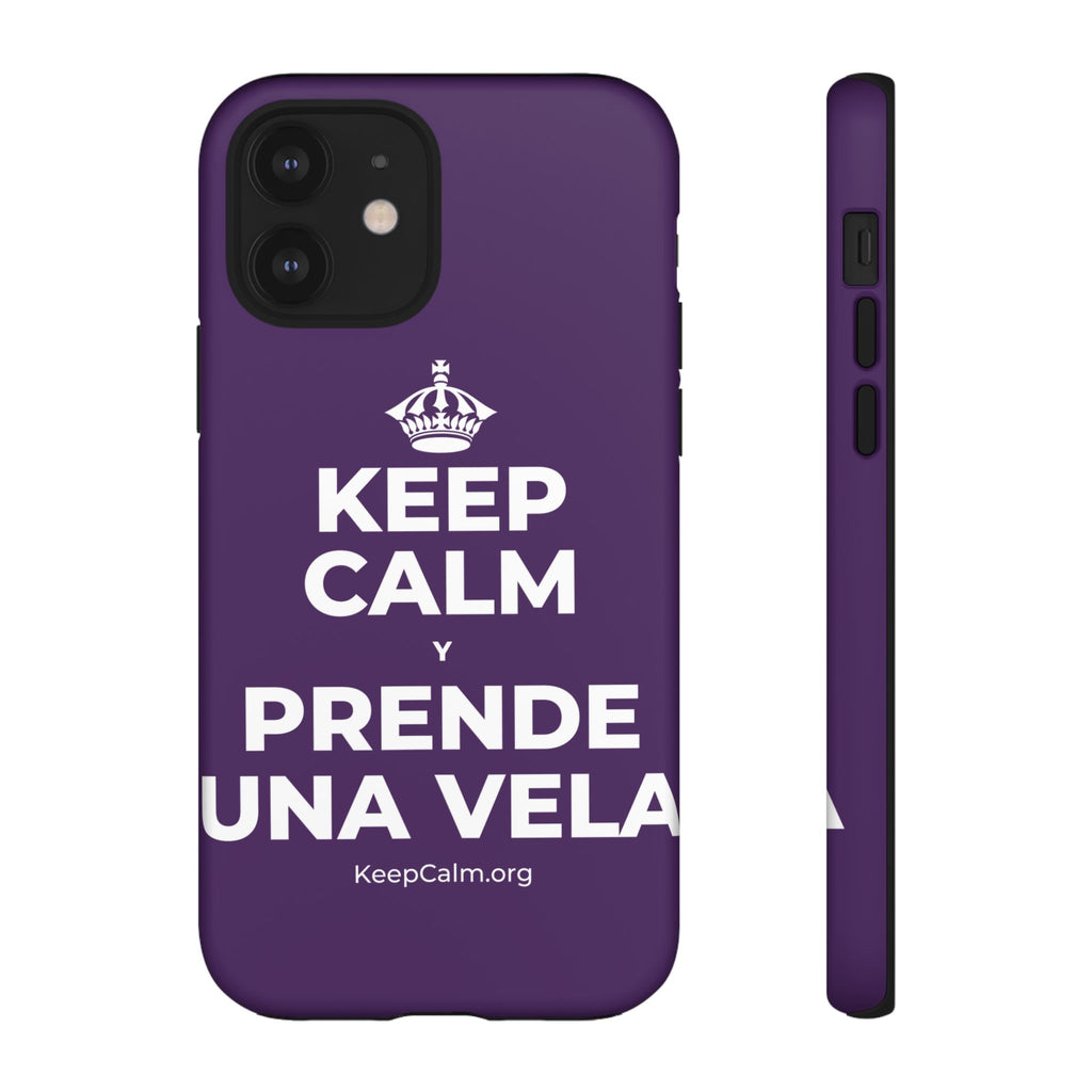 KEEP CALM Y PRENDE UNA VELA Phone Case