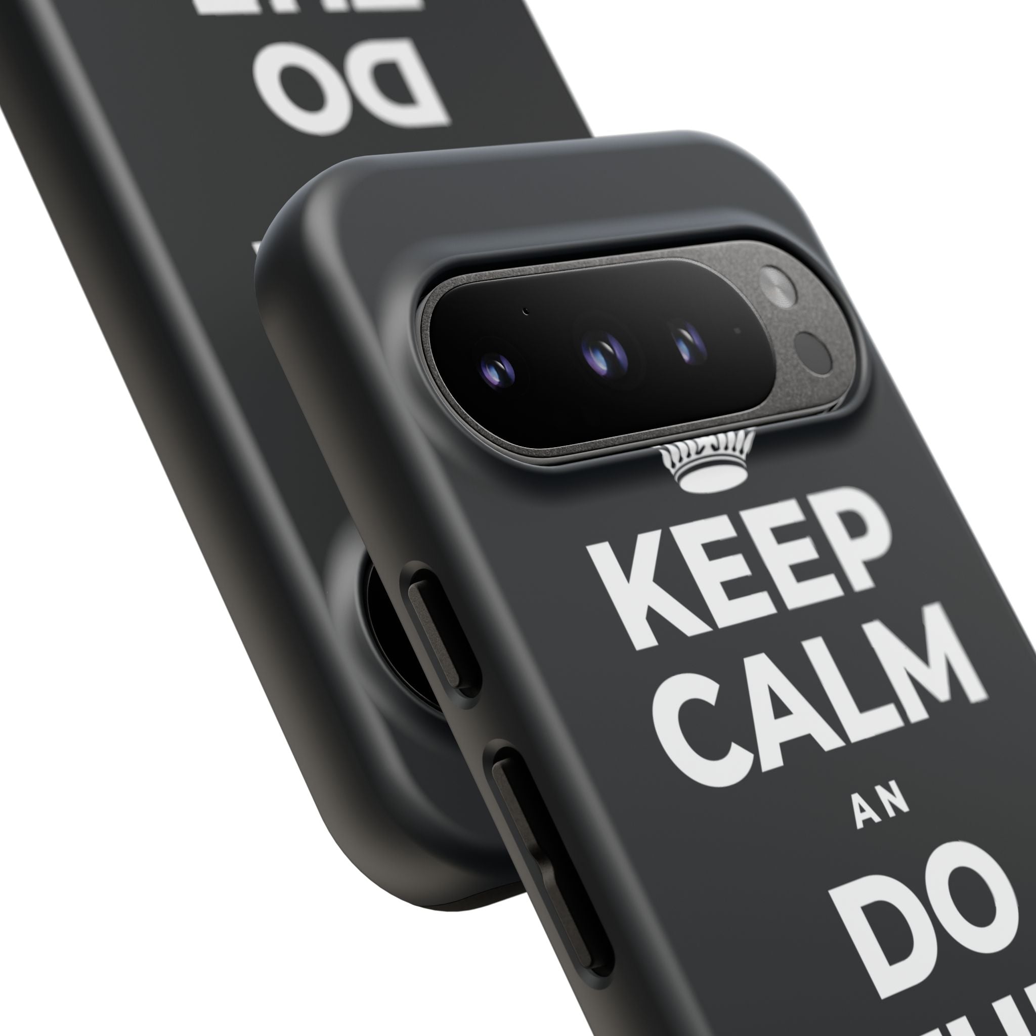 KEEP CALM AN DO THE HARD TIN Phone Case (Dark)