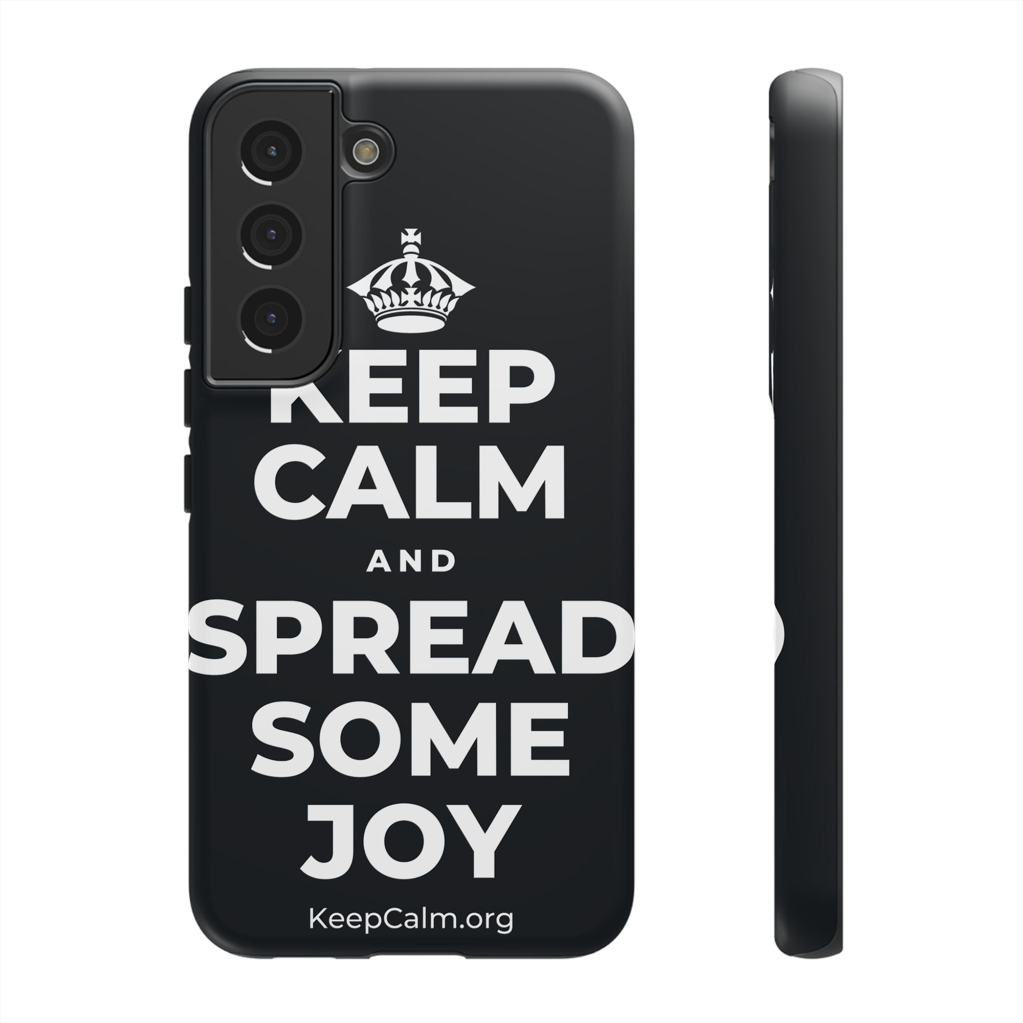 KEEP CALM AND SPREAD SOME JOY Phone Case (Dark)