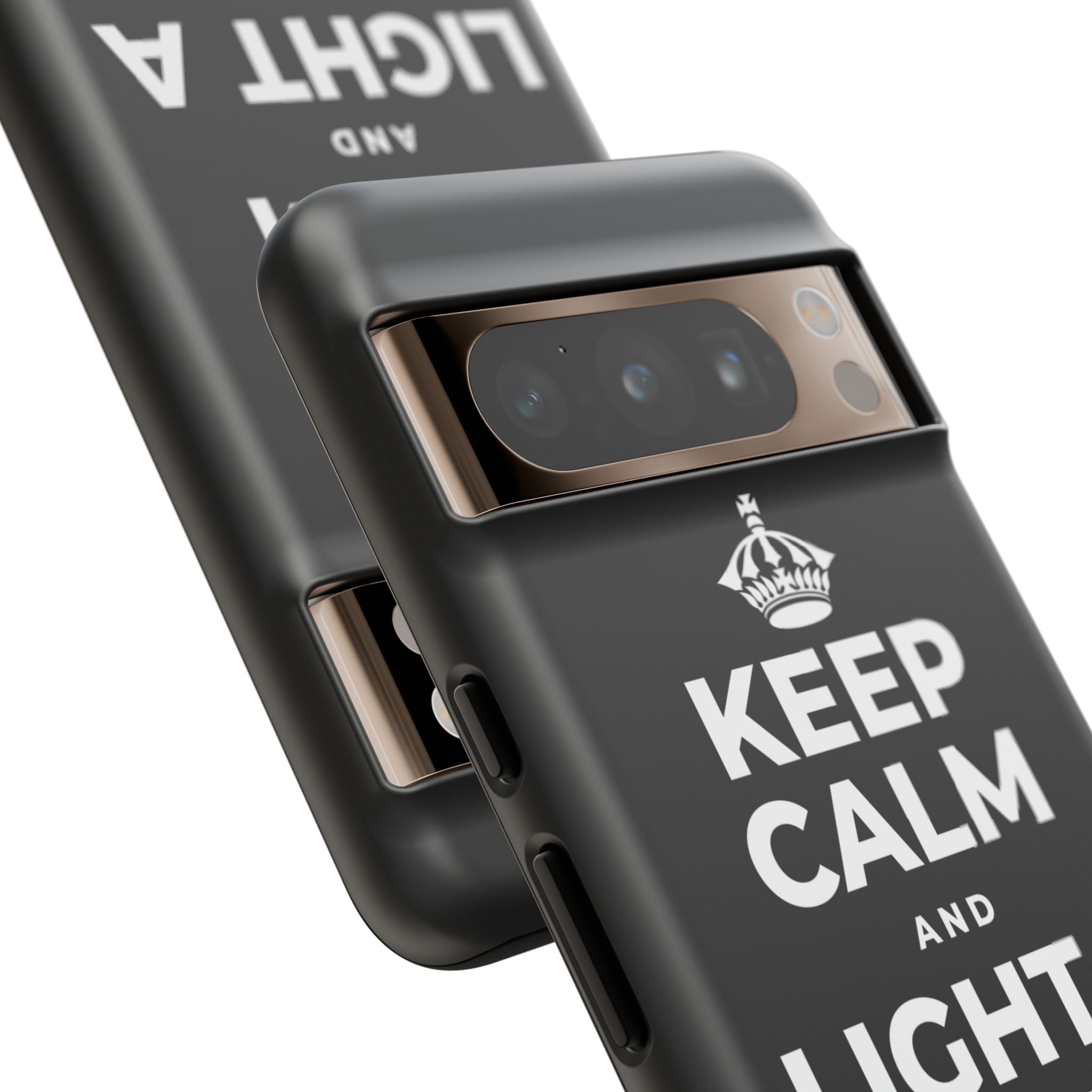 KEEP CALM AND LIGHT A COZY CANDLE Phone Case