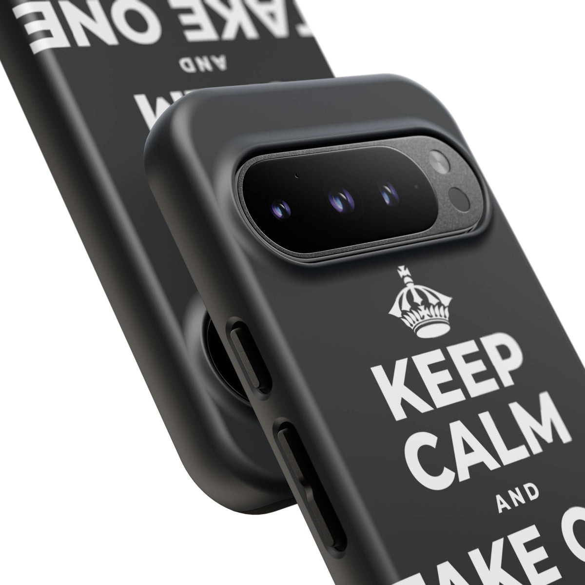 KEEP CALM AND TAKE ONE GOOD DAY AT A TIME Phone Case (Dark)