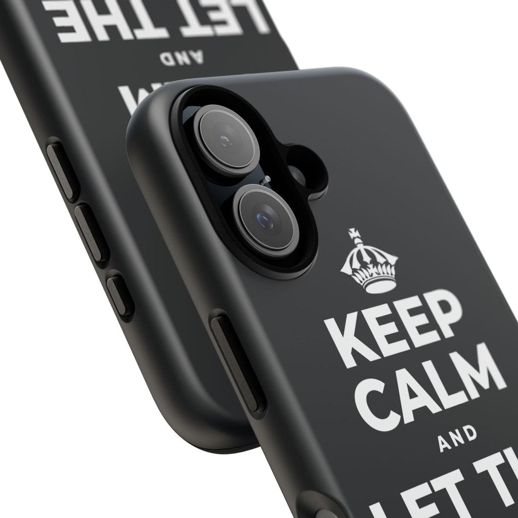 KEEP CALM AND LET THE SMILE OUT Phone Case (Dark)