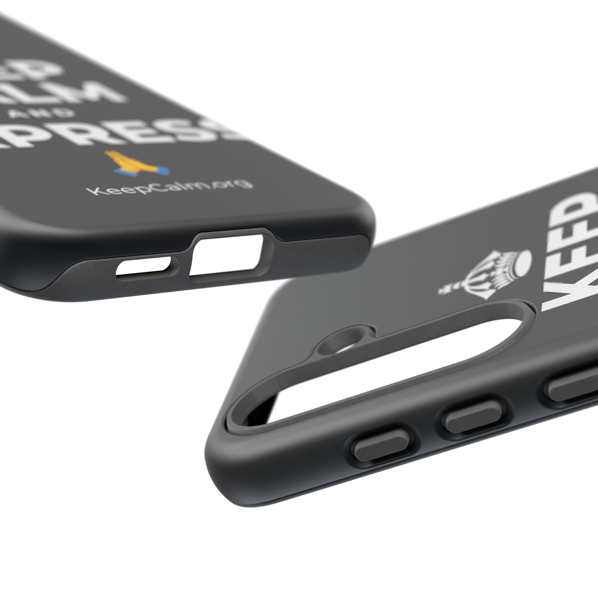 KEEP CALM AND EXPRESS 🙏 Phone Case (Dark)