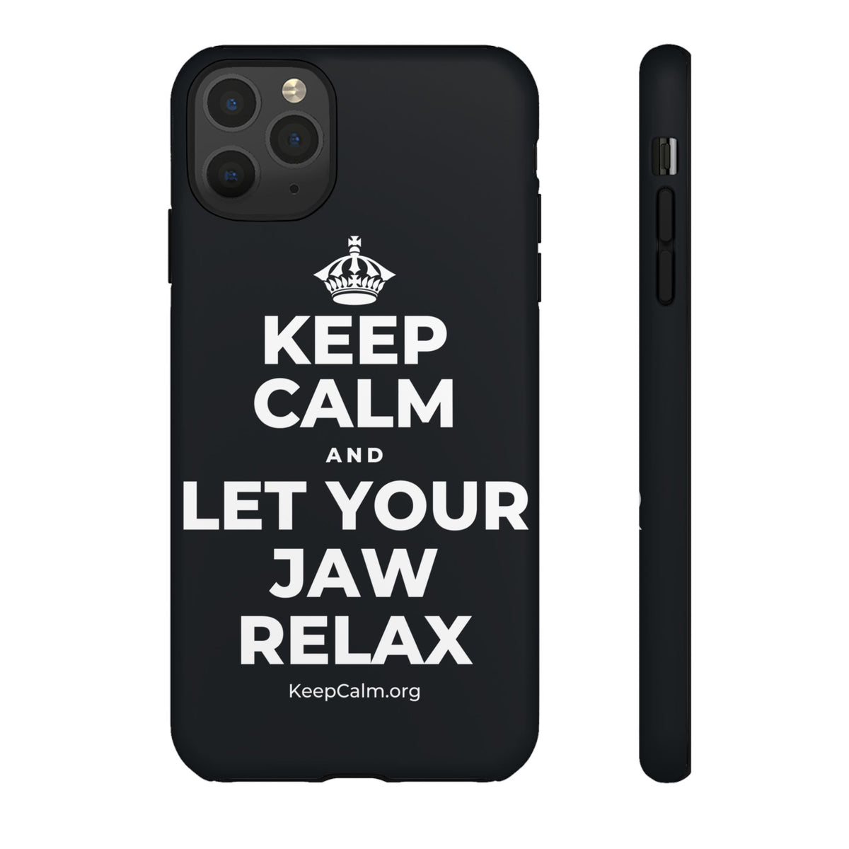 KEEP CALM AND LET YOUR JAW RELAX Phone Case (Dark)
