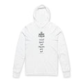 KEEP CALM AND آہستہ شروع کرو، مضبوط ختم کرو Hooded Long Sleeve Tee