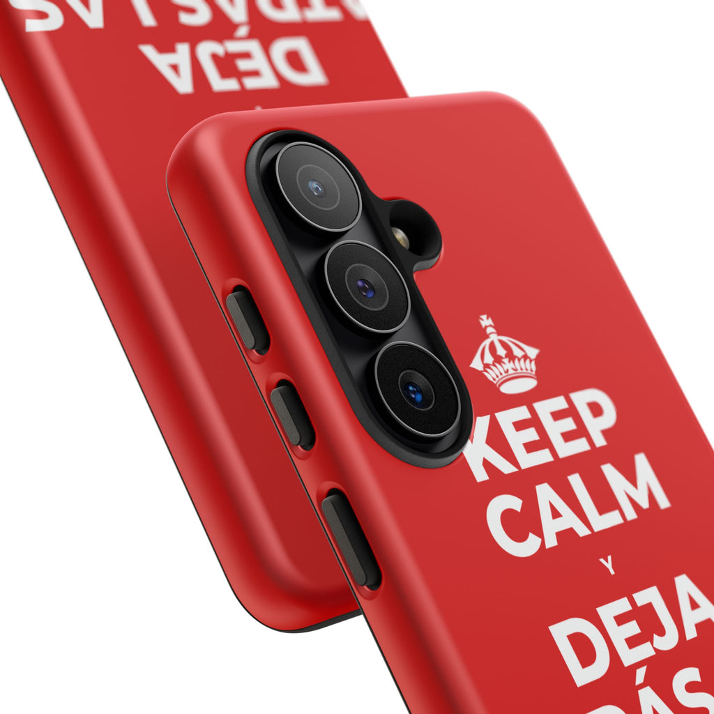 KEEP CALM Y DEJA ATRÁS LAS VIEJAS CARGAS Phone Case