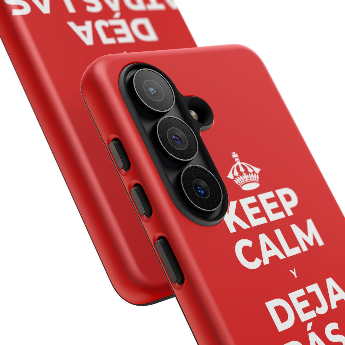 KEEP CALM Y DEJA ATRÁS LAS VIEJAS CARGAS Phone Case