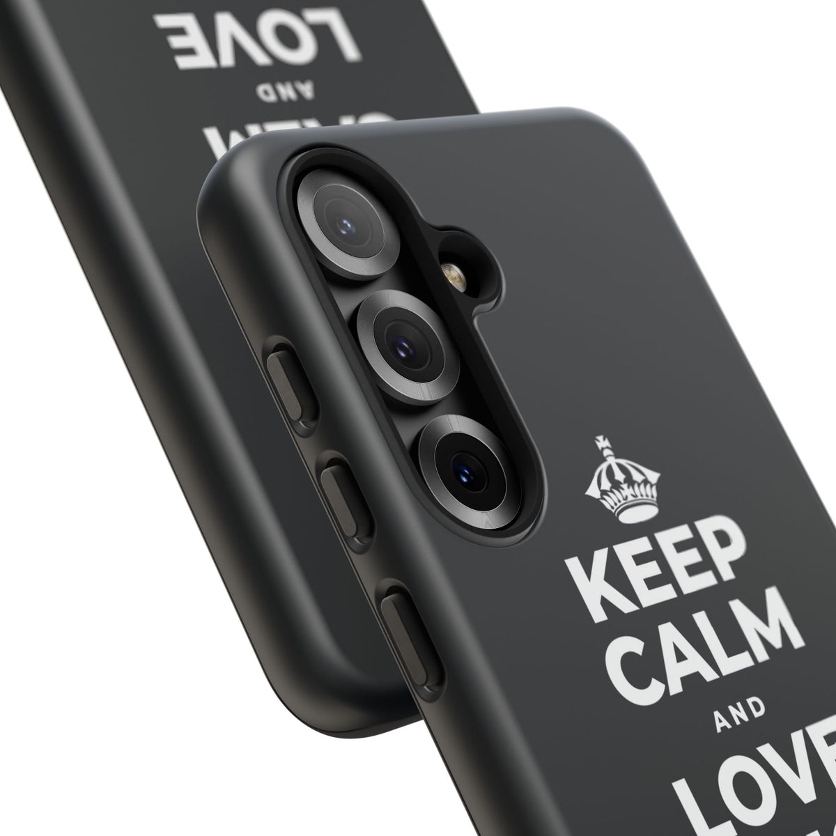 KEEP CALM AND LOVE WITHOUT POSSESSION Phone Case (Dark)