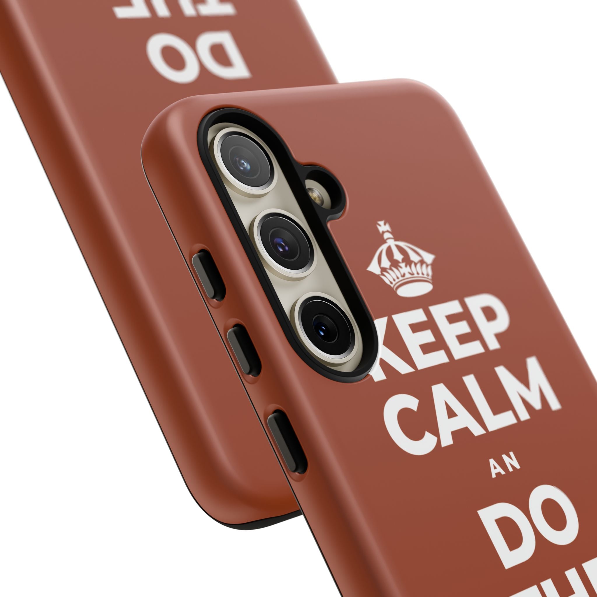 KEEP CALM AN DO THE HARD TIN Phone Case