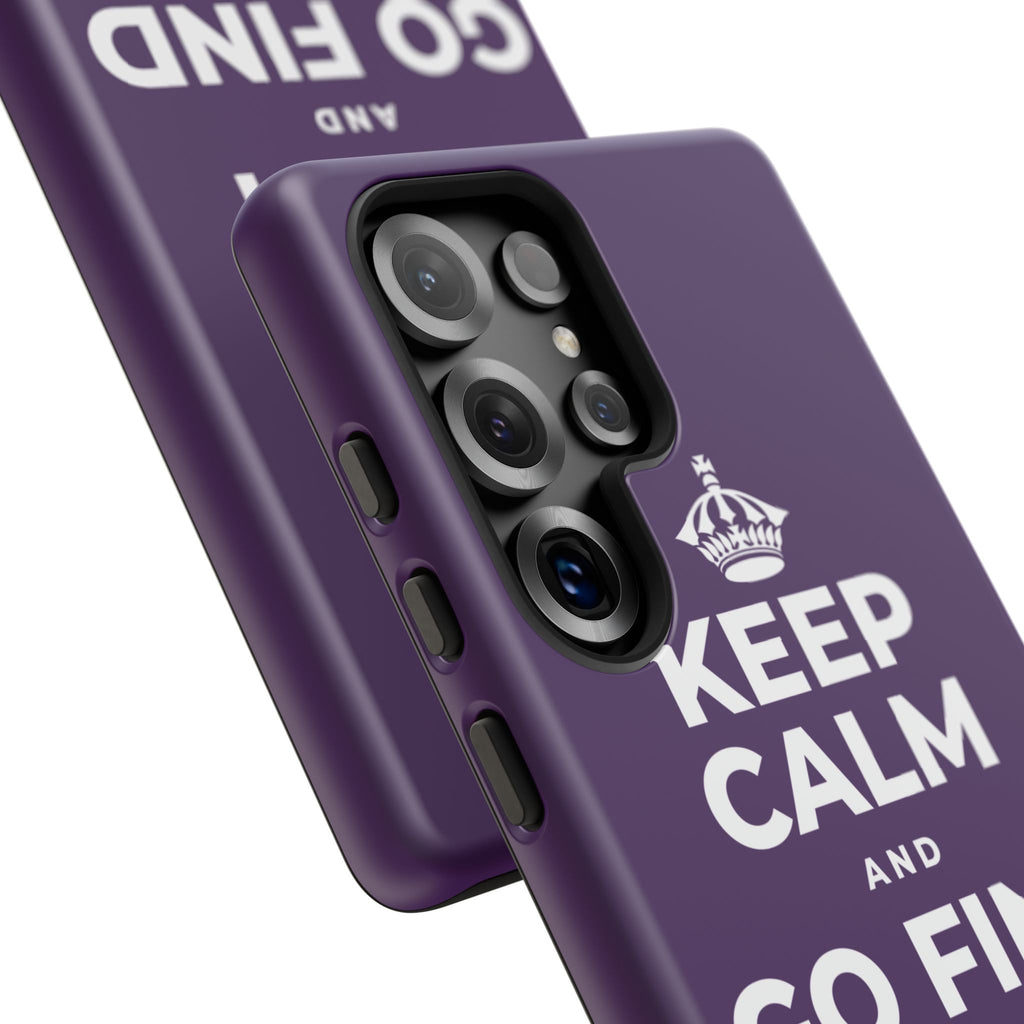KEEP CALM AND GO FIND NEW SOUNDS Phone Case