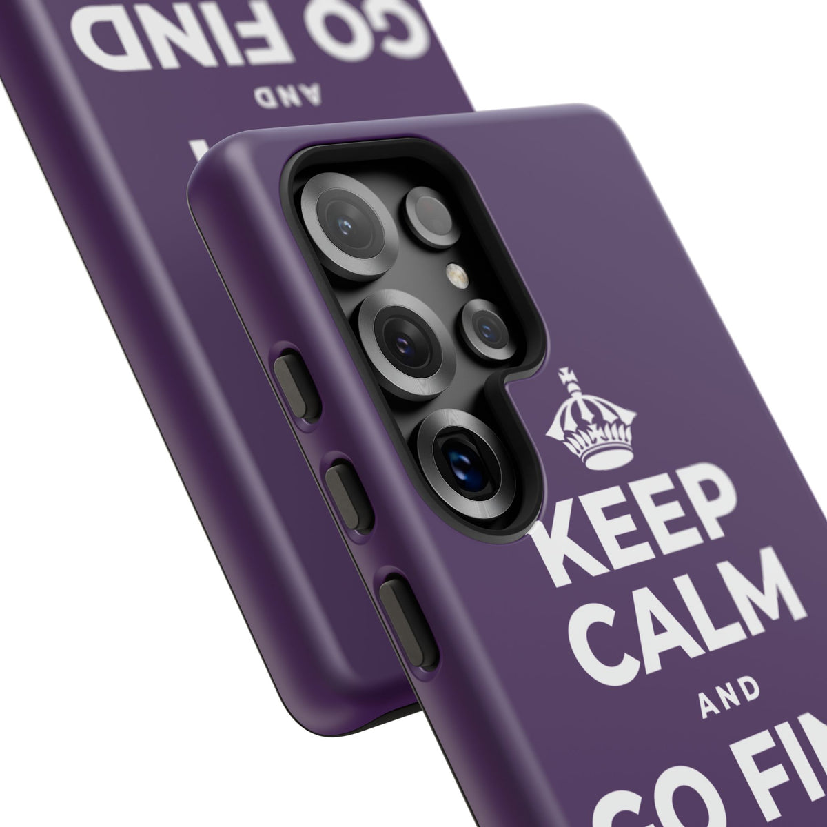 KEEP CALM AND GO FIND NEW SOUNDS Phone Case