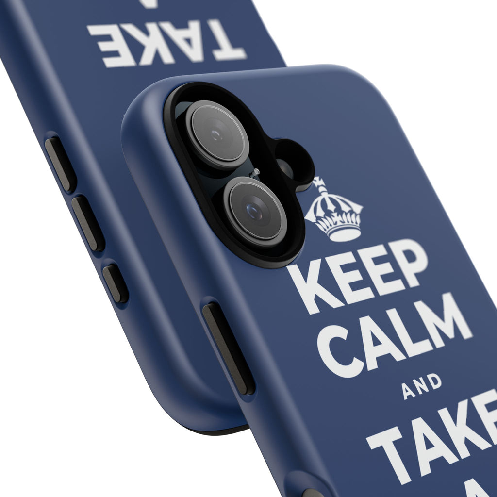 KEEP CALM AND TAKE A REAL BREAK Phone Case
