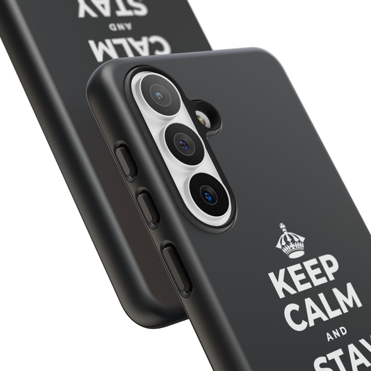 KEEP CALM AND STAY UNBOTHERED Phone Case (Dark)