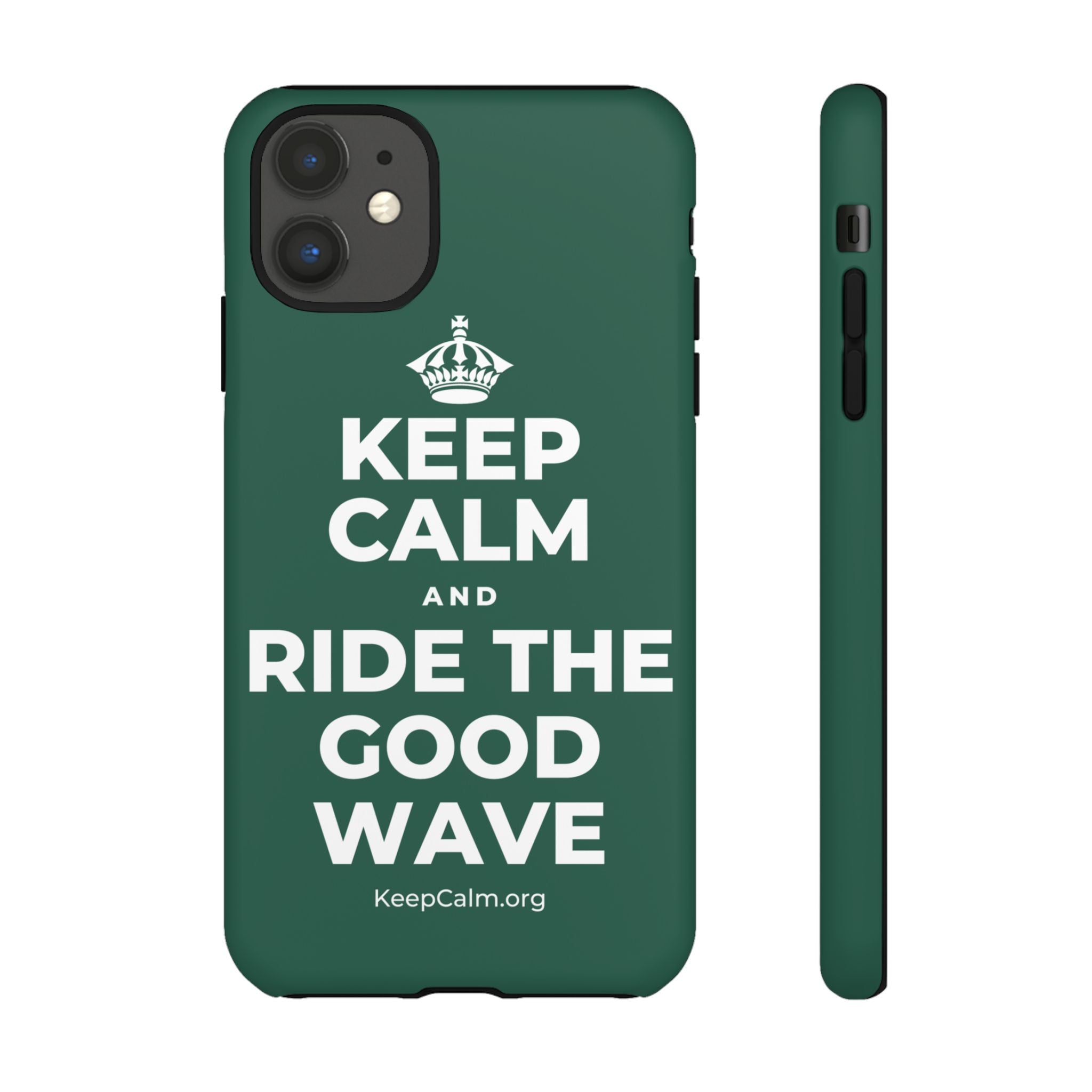 KEEP CALM AND RIDE THE GOOD WAVE Phone Case