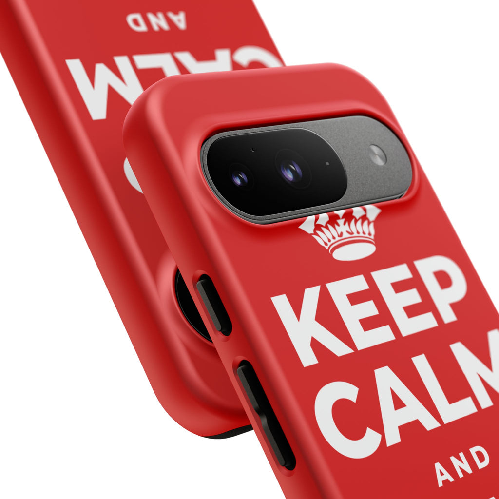 KEEP CALM AND LOVE BIG Phone Case