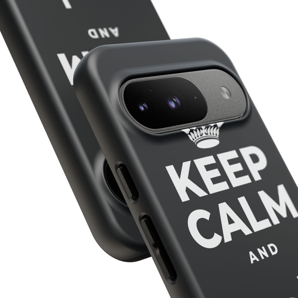 KEEP CALM AND احمِ سلامك Phone Case (Dark)