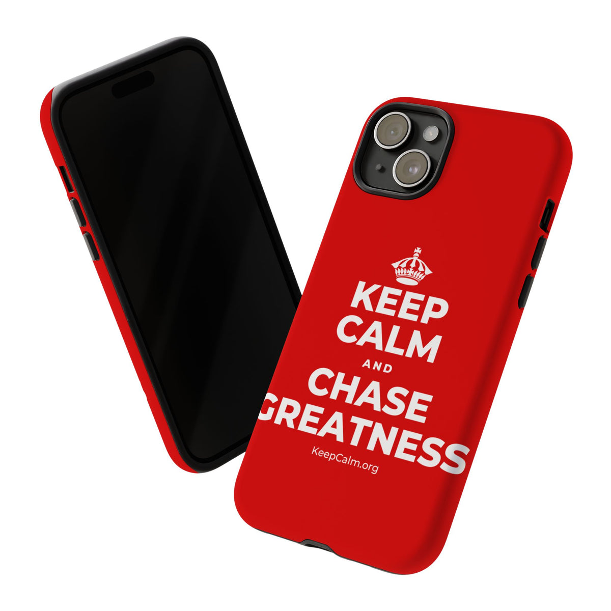 KEEP CALM AND CHASE GREATNESS Phone Case