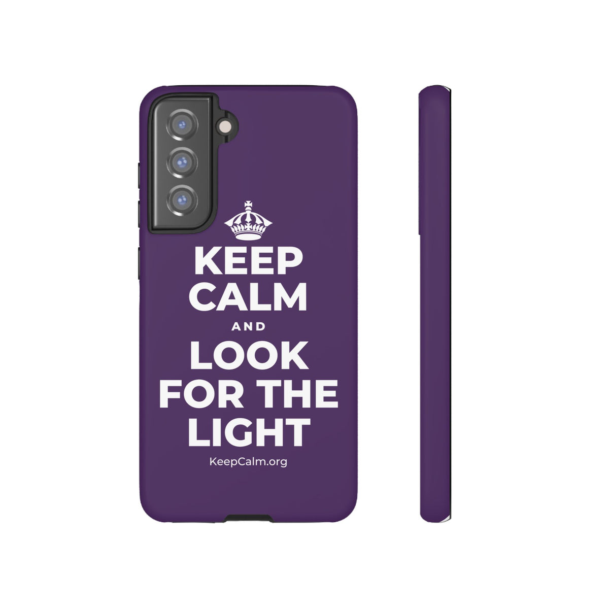 KEEP CALM AND LOOK FOR THE LIGHT Phone Case