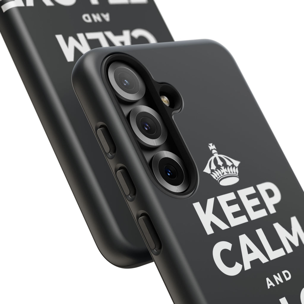 KEEP CALM AND LET LOVE LIVE Phone Case (Dark)