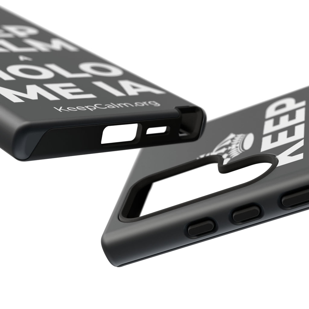 KEEP CALM A HOLO ME IA Phone Case (Dark)