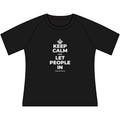 KEEP CALM AND LET PEOPLE IN Women's Raglan Tee