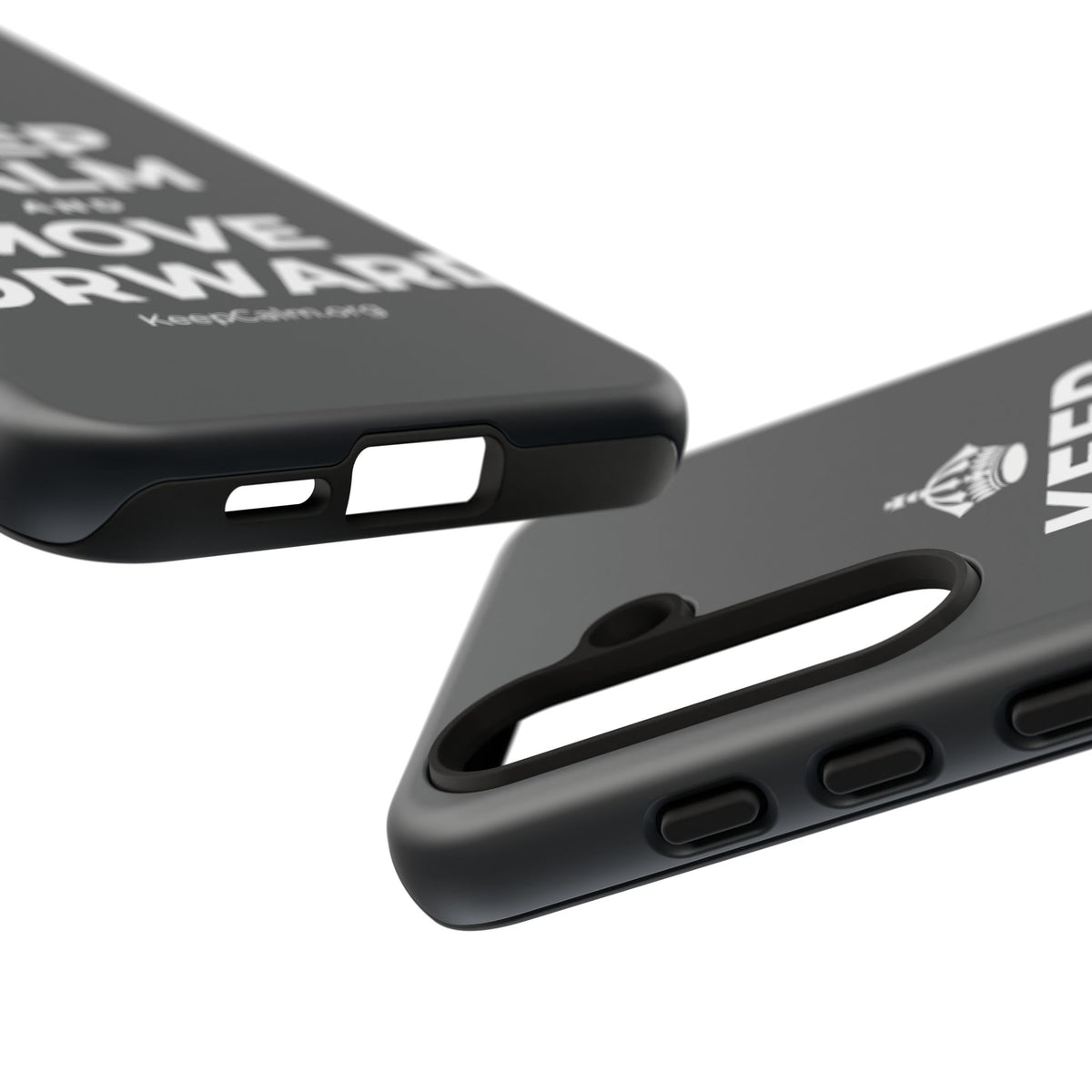 KEEP CALM AND MOVE FORWARD Phone Case (Dark)