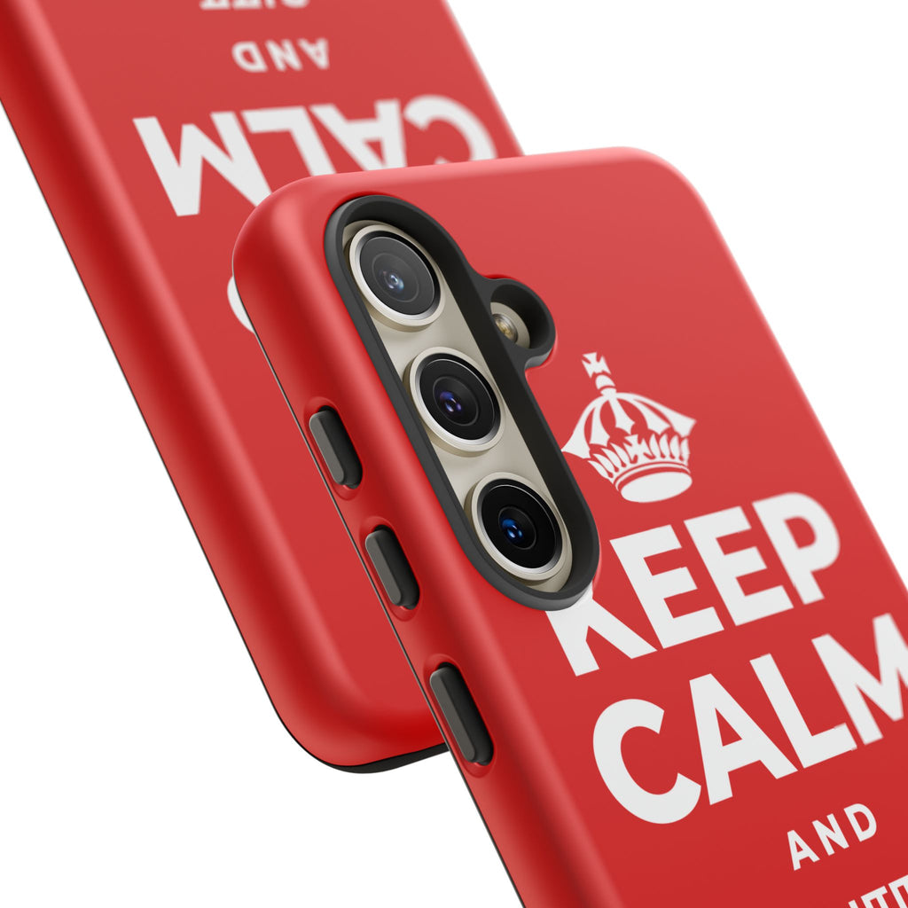 KEEP CALM AND வார இறுதிக்குள் மெதுவாக இறங்குங்கள் Phone Case