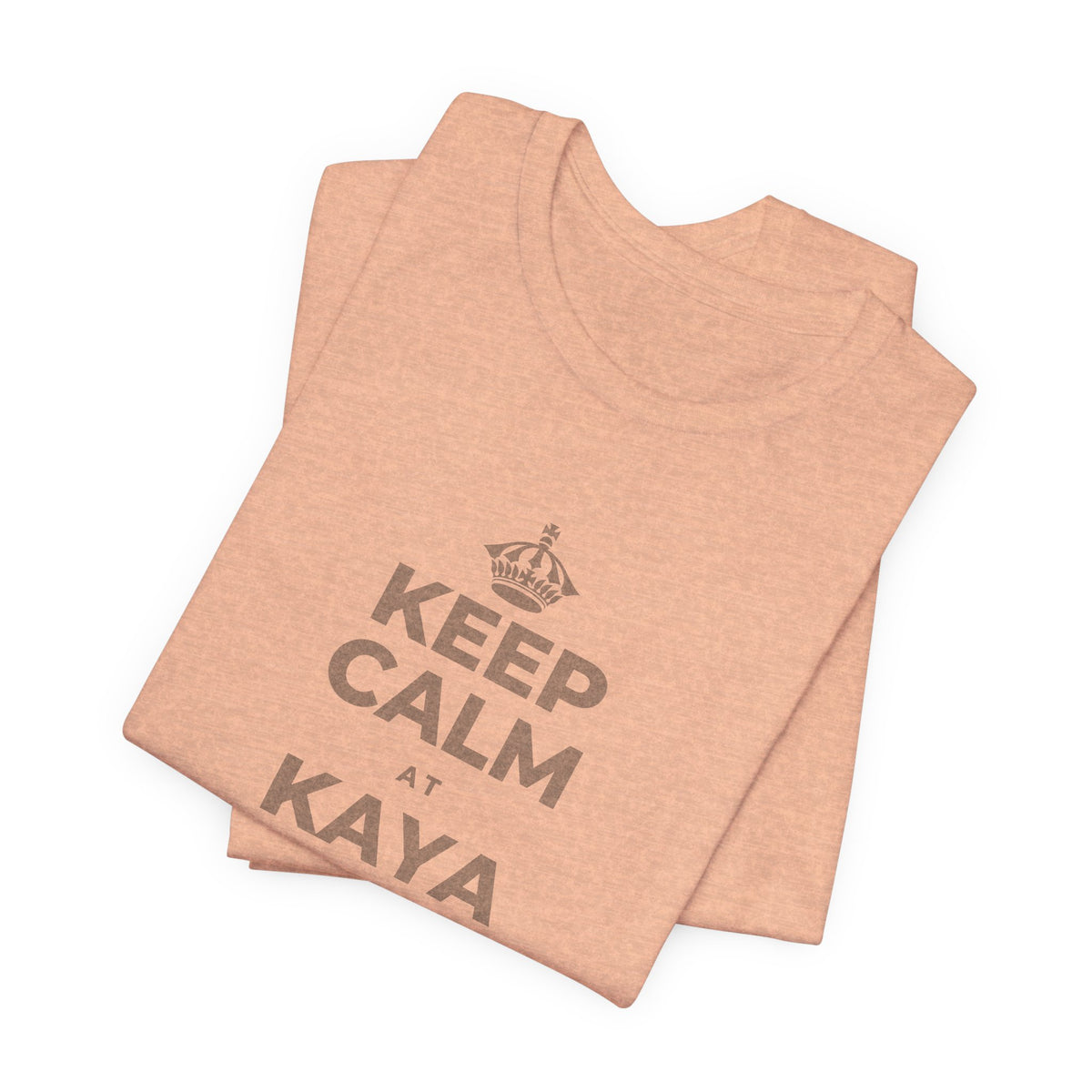 KEEP CALM AT KAYA MONG MATUTO NG KAHIT ANO T-Shirt (Soft Cream–Heather Mauve)