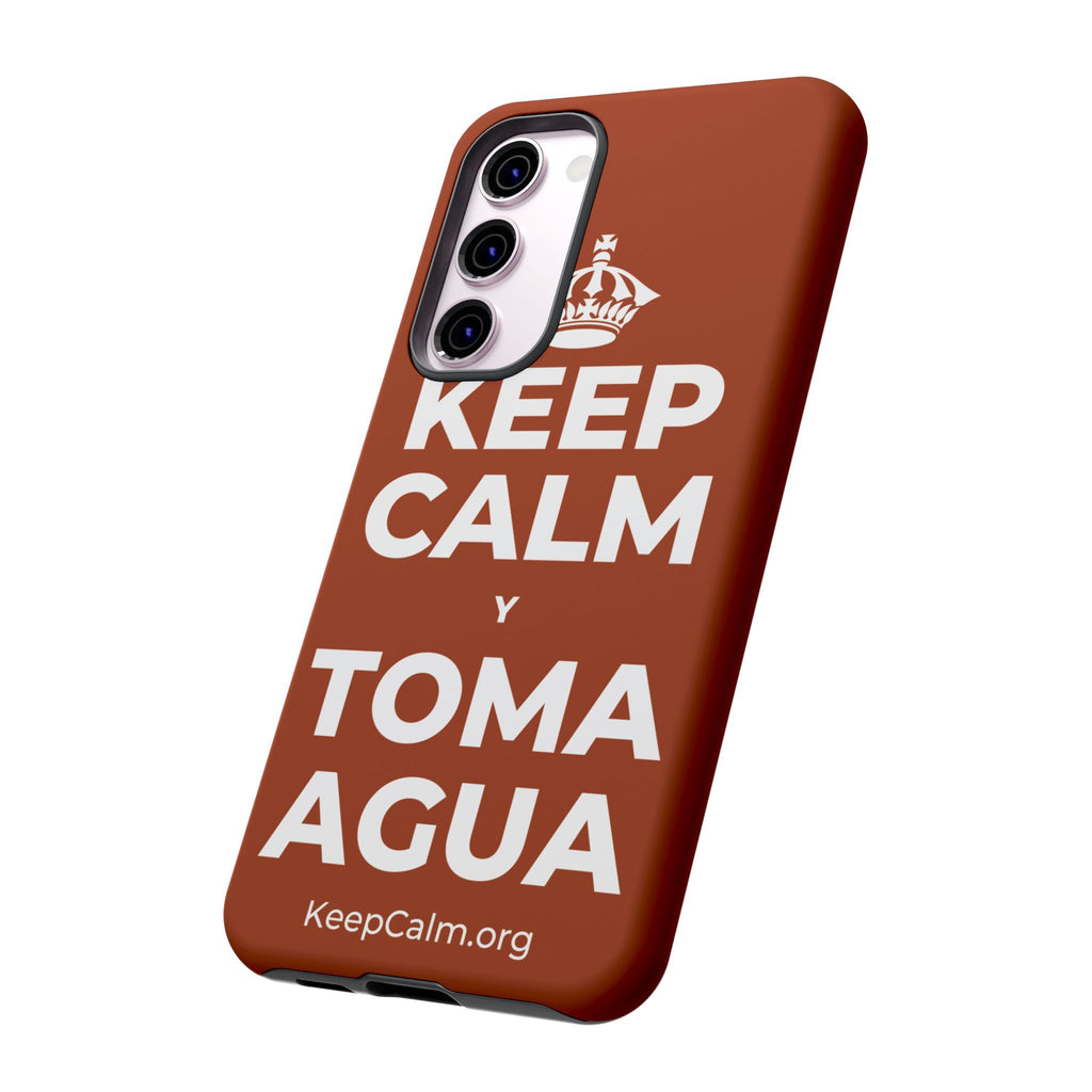 KEEP CALM Y TOMA AGUA Phone Case