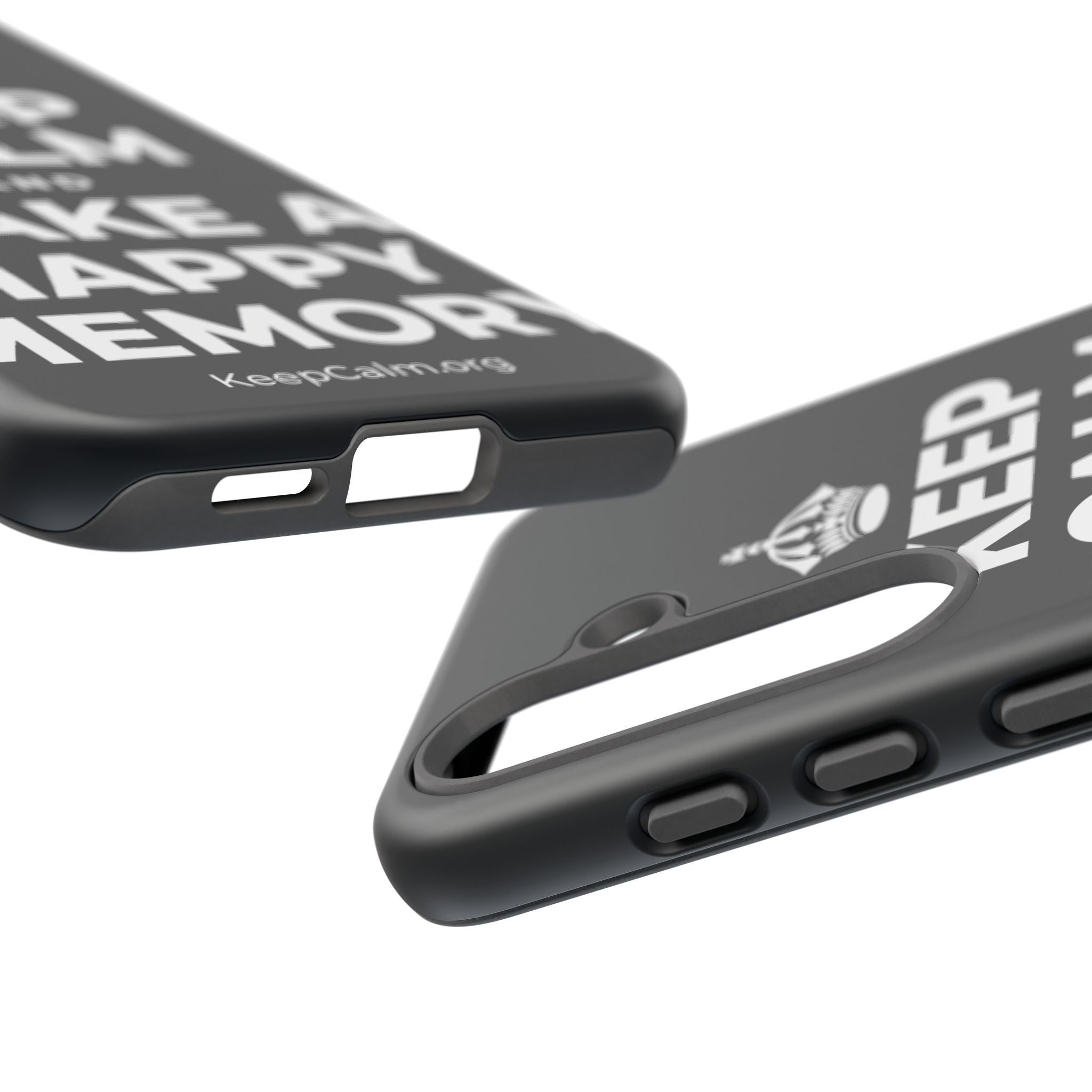 KEEP CALM AND MAKE A HAPPY MEMORY Phone Case (Dark)