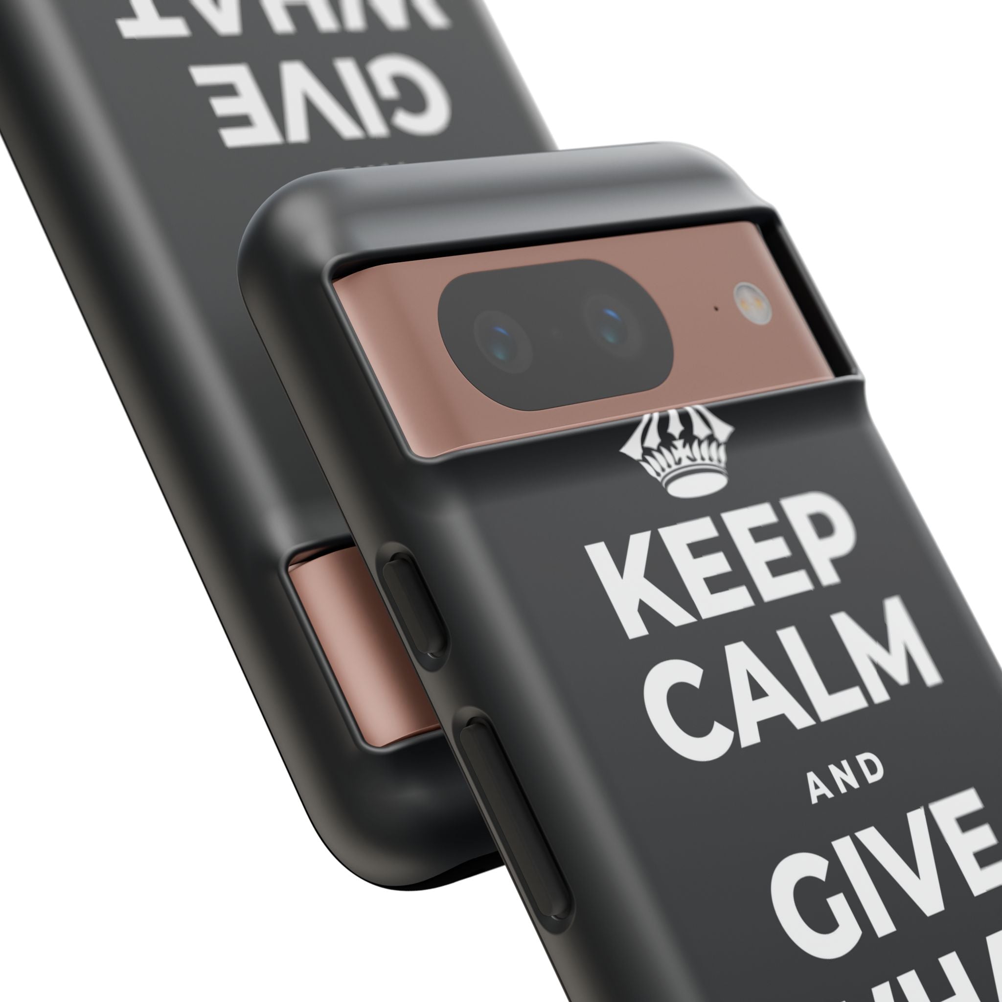 KEEP CALM AND GIVE WHAT YOU CAN Phone Case (Dark)